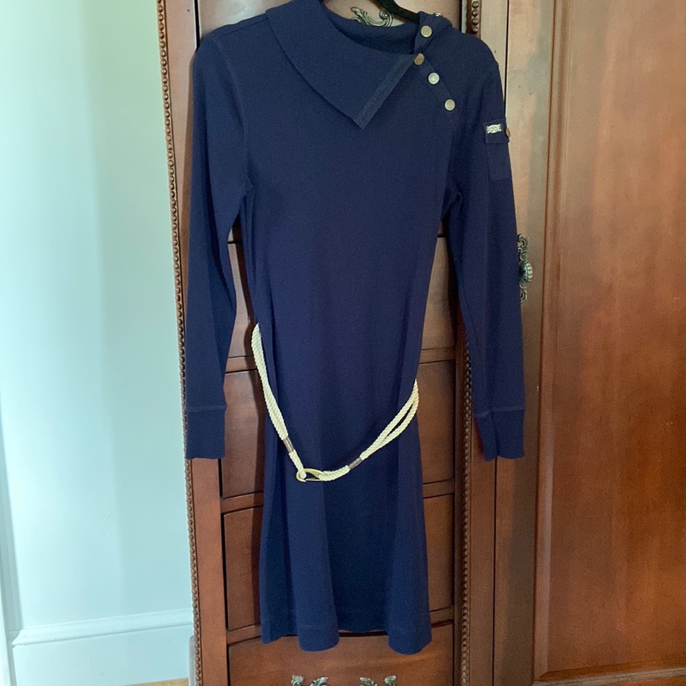 Navy Lauren Ralph Lauren size small dress
